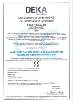 CE,DEKA,Dichiarazione di conformita CE EC Declaration of Conformity